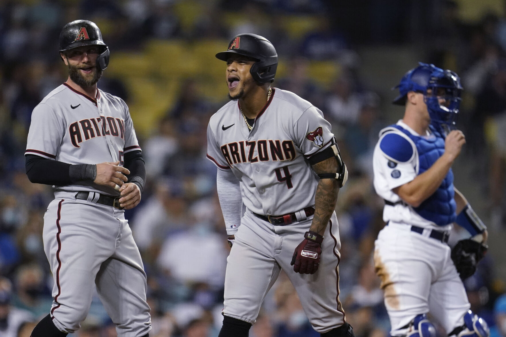 APTOPIX Diamondbacks Dodgers Baseball